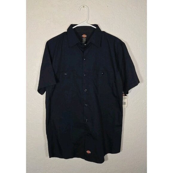 Dickies LS516 - Men's Industrial WorkTech Performance Shirt Vented Mesh Medium - Picture 1 of 6